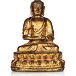 Sculptures bouddhiques en pierre ou bronze